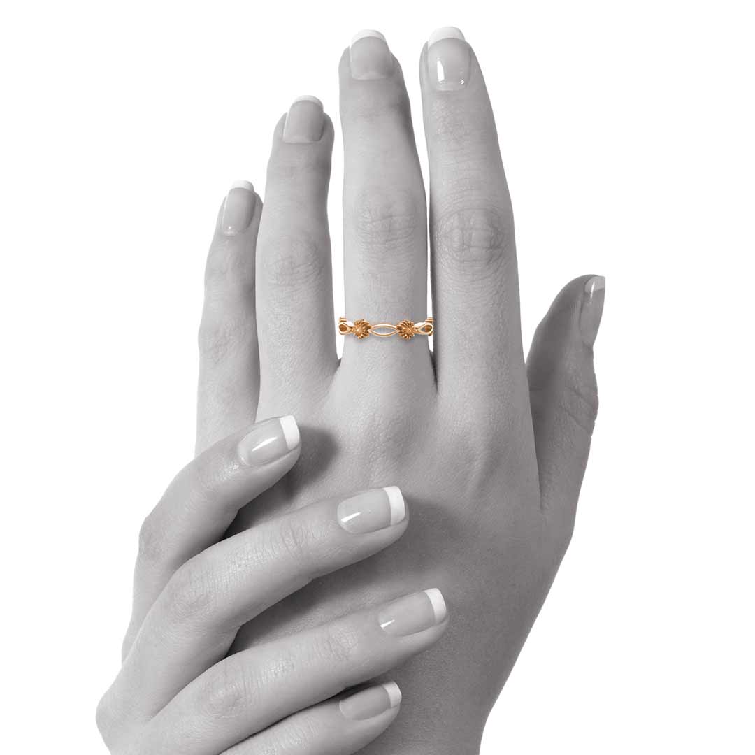 The Other Soleil Fine Ring in yellow gold by Natalie Barney