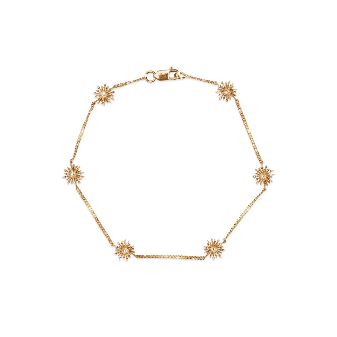 Soleil Bracelet in yellow gold by Natalie Barney