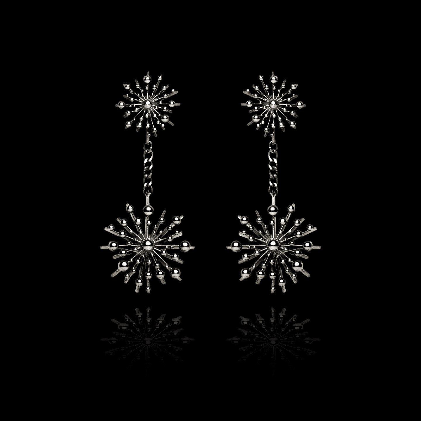 Soleil Drops in Sterling Silver