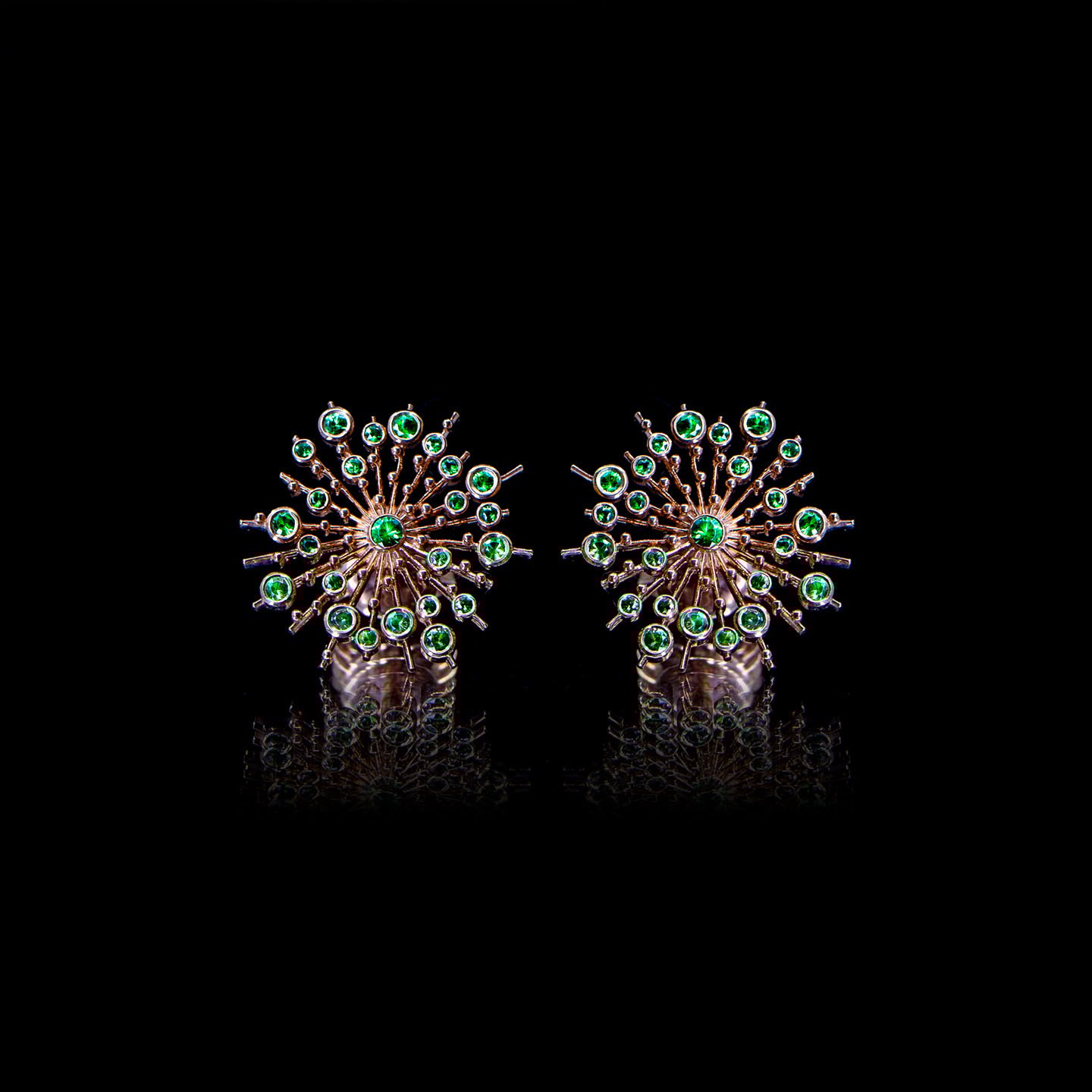 Soleil Tsavorite Studs